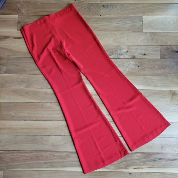 New ECLA Red Wide Leg Pants size 14 XL - Picture 9 of 9